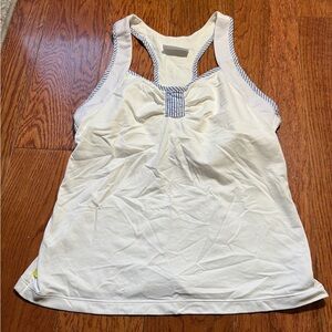 L’Oeuf Poche Seersucker Tank Top